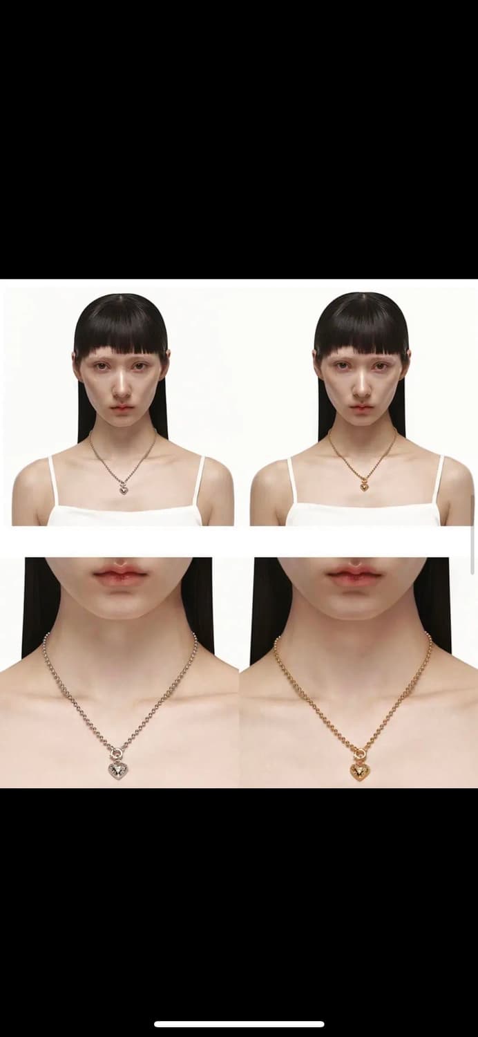 제이그레이슬렛 하트목걸이 상품이미지3
