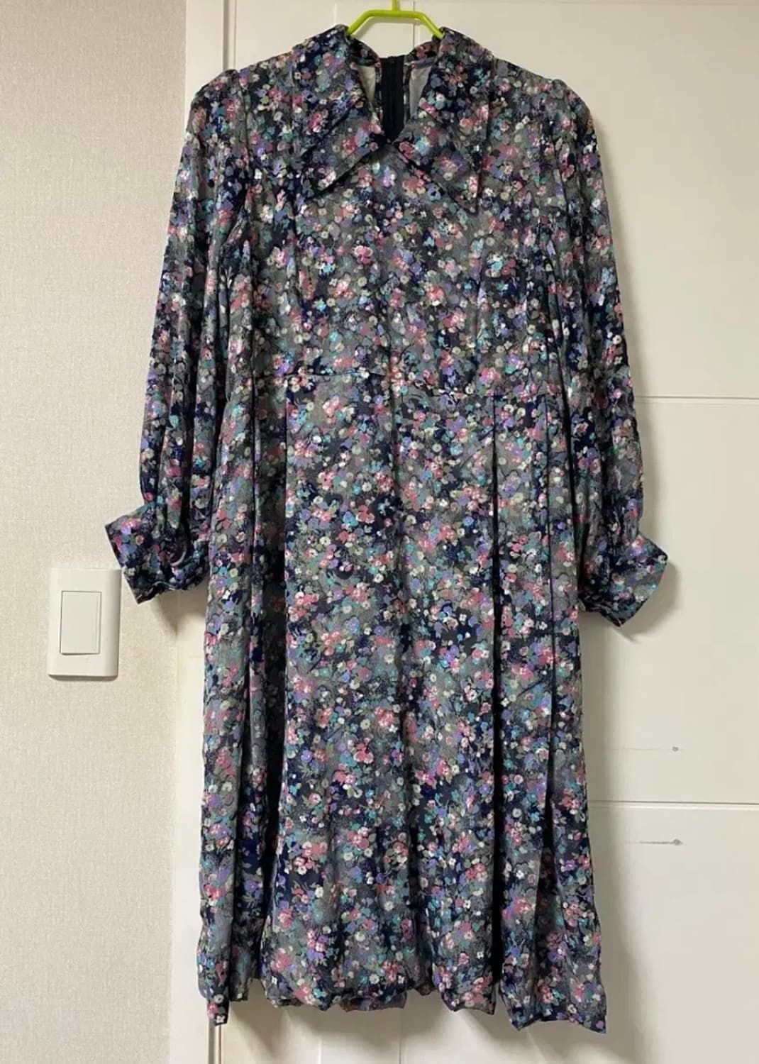 빈티지 카라 플라워 플로럴 꽃무늬 원피스 레트로 상품이미지1