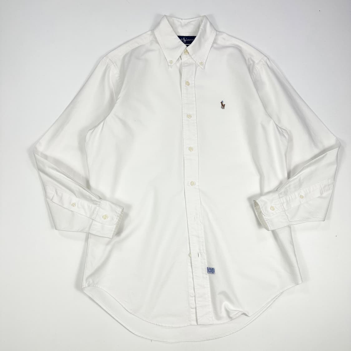 폴로 랄프로렌 포니 클래식 화이트 셔츠 (M) 상품이미지2