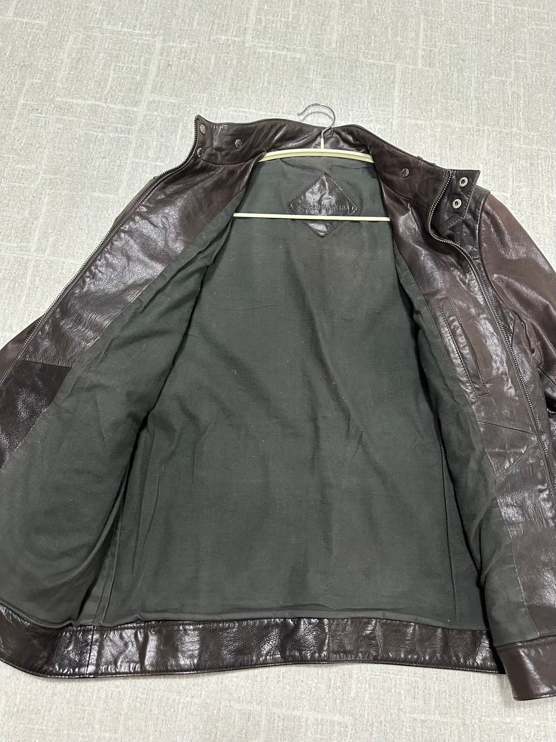 까르뜨블랑슈 빈티지 가죽자켓  상품이미지6