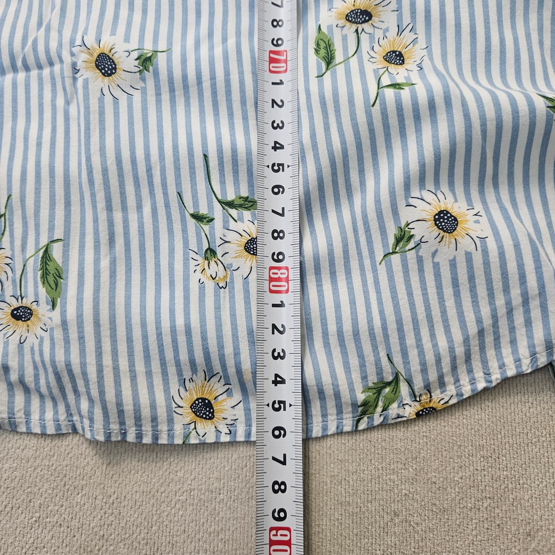 85-95 로엠 여성 해바라기패턴 원피스 0403Y 상품이미지6