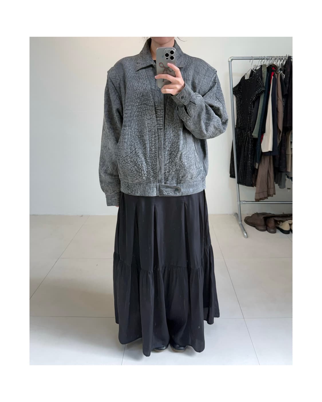 빈티지 리얼레더 자켓 상품이미지1