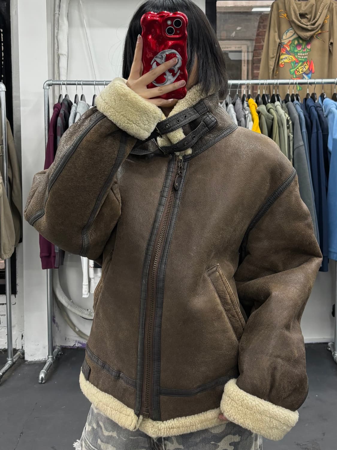 Type-B3 무스탕 자켓 상품이미지1