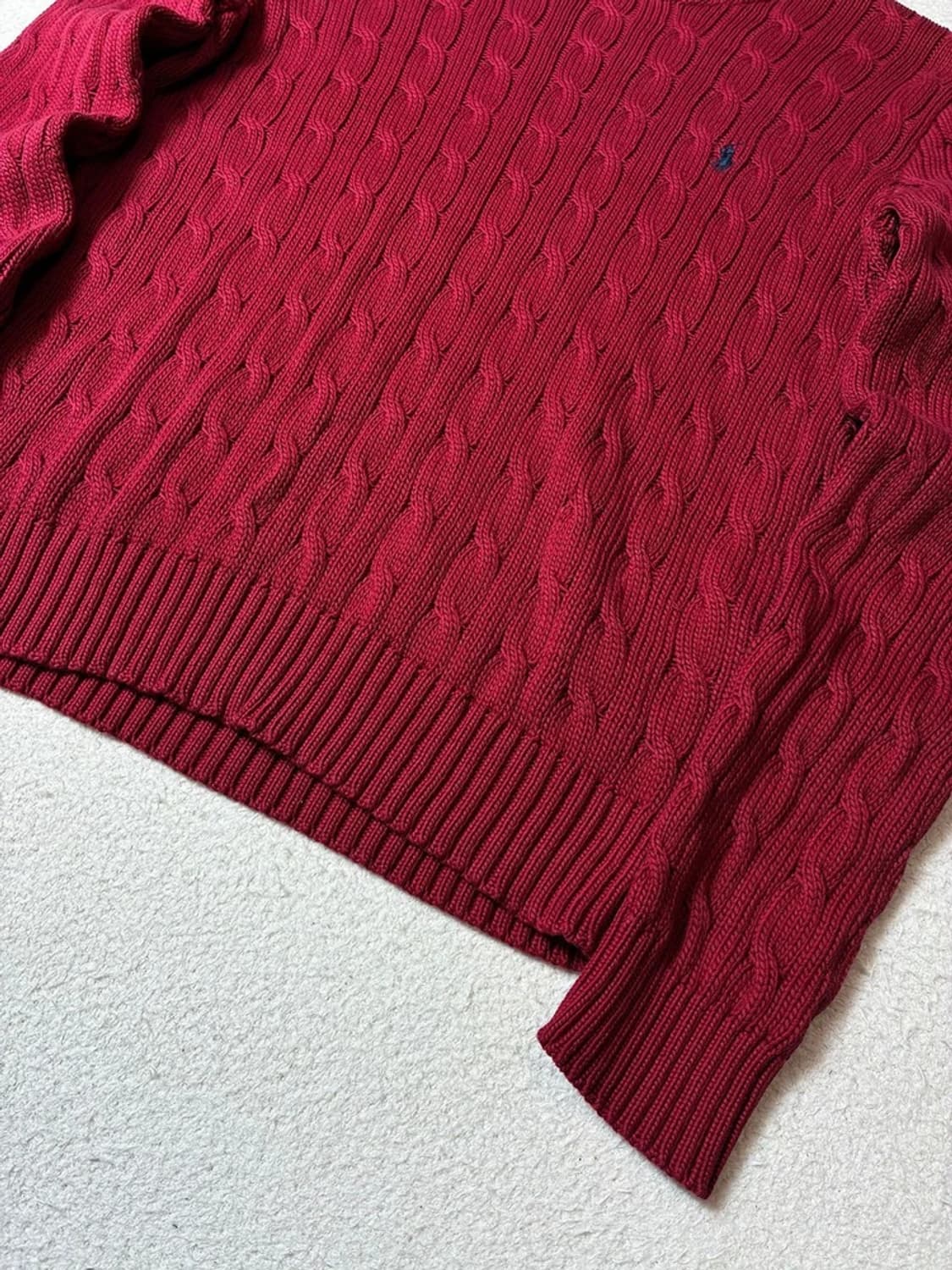 폴로 랄프로렌 00's 꽈배기 니트 PN7645 상품이미지4