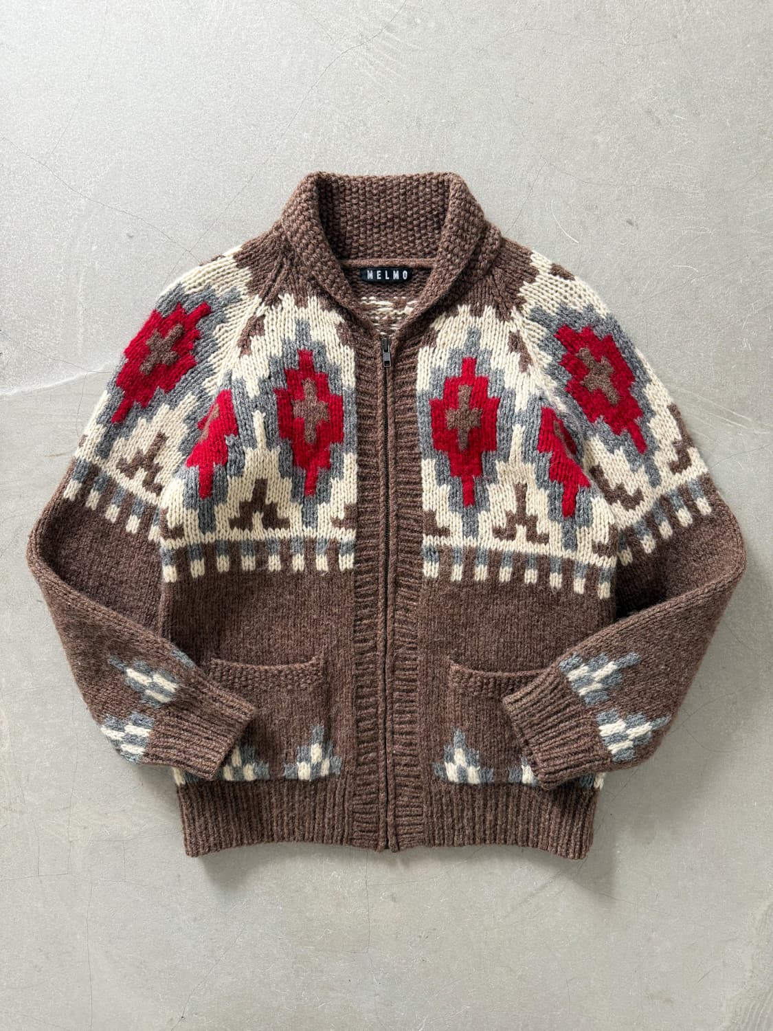 Melmo Wool Cowichan Cardigan 상품이미지2