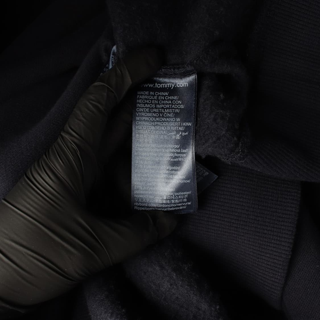 타미힐피거 네이비 빅로고 기모 맨투맨 XXL 상품이미지6