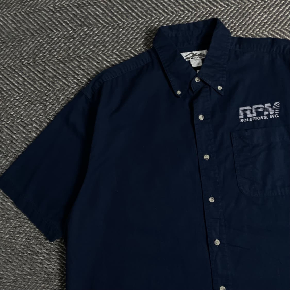 USA 오리지날 빈티지 박시핏 워크 셔츠o 3625 상품이미지3