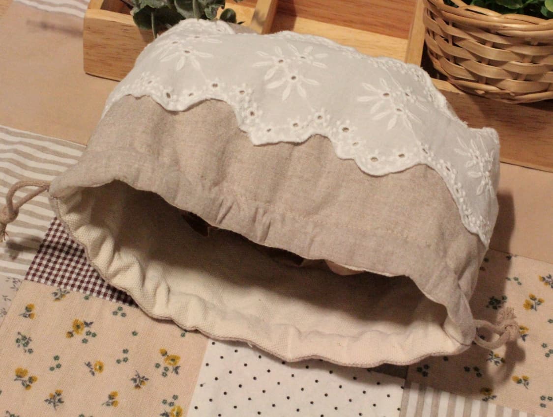 핸드메이드 레이스 스트링 파우치 상품이미지8