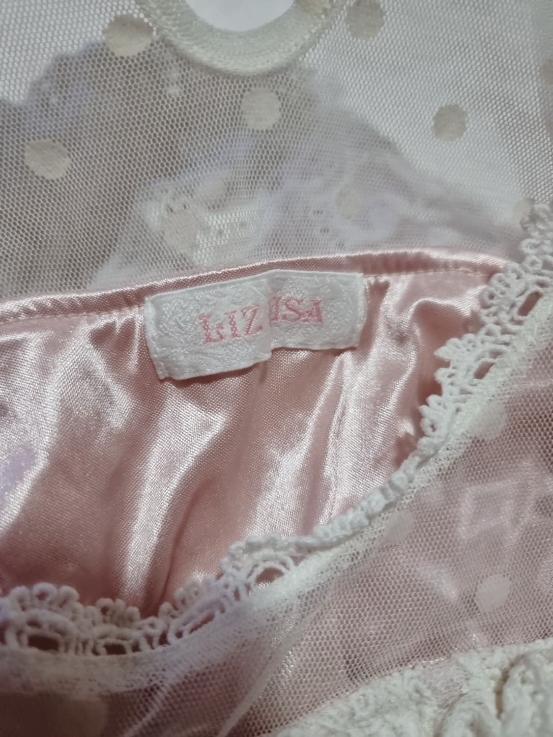 LIZ LISA 딸기우유핑크 레이스 리즈리사원피스 상품이미지6