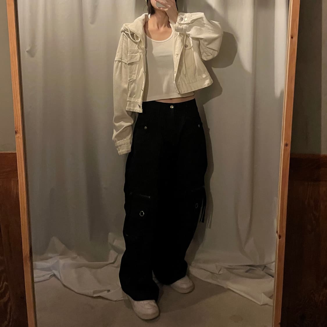 리바이스 데님 크롭 후드 자켓 상품이미지4