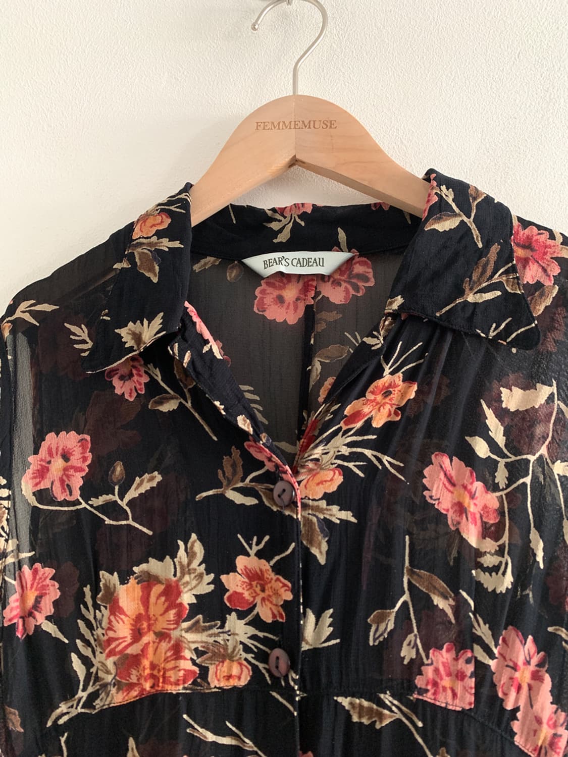 (Vintage)Midnight sleeveless shirts dres 상품이미지4