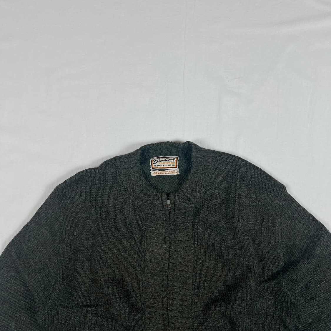 60’s brentwood 스포츠웨어 니트 집업 가디건 상품이미지2