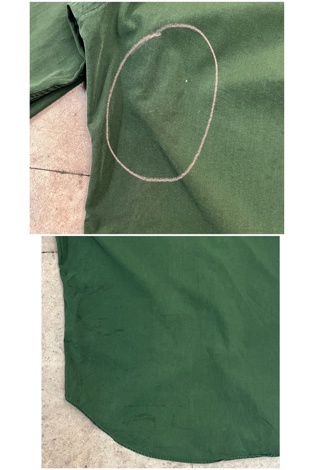 폴로 랄프로렌 클래식핏 셔츠 그린 S #csz3948 상품이미지8