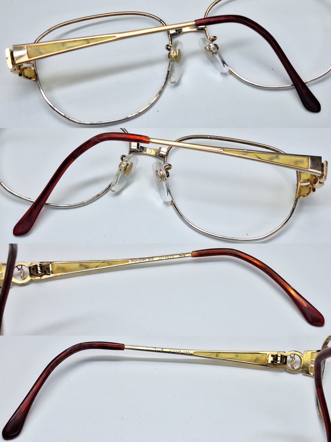 입생로랑 30-4655 순 티타늄 안경테/일본 수입 명품 빈티지 레트로 상품이미지8
