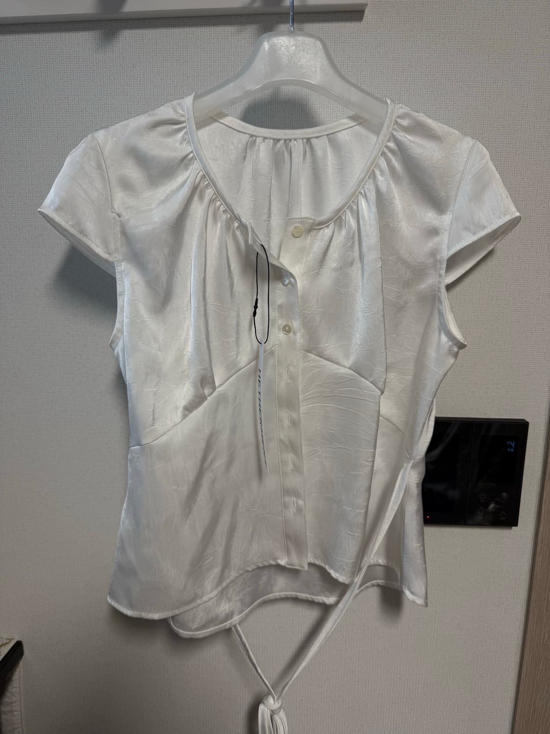 (택O) 헤더먼트 소프트 글램 블라우스 상품이미지2