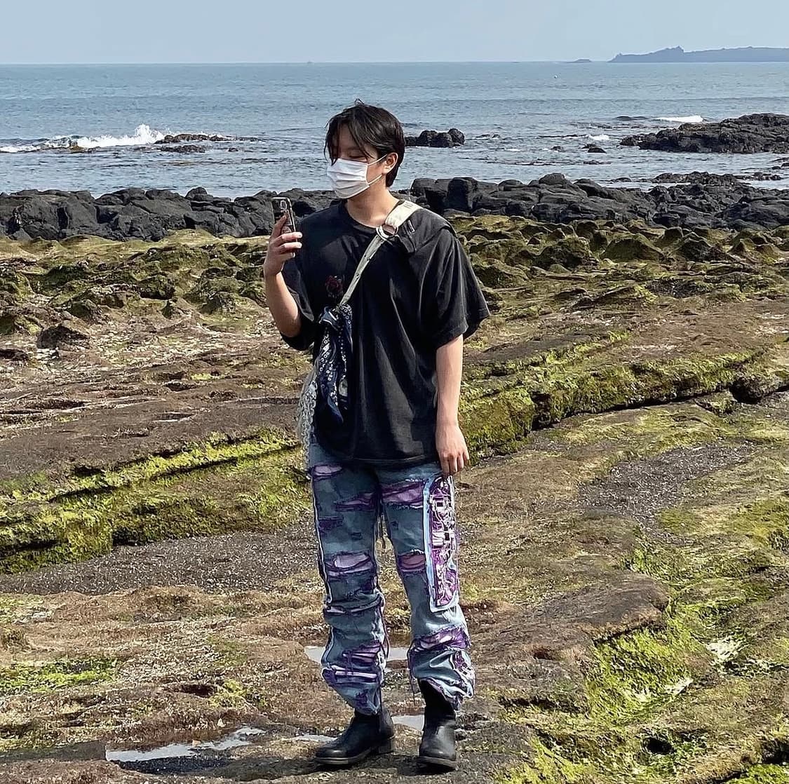 와이프로젝트 로즈 티셔츠 상품이미지3