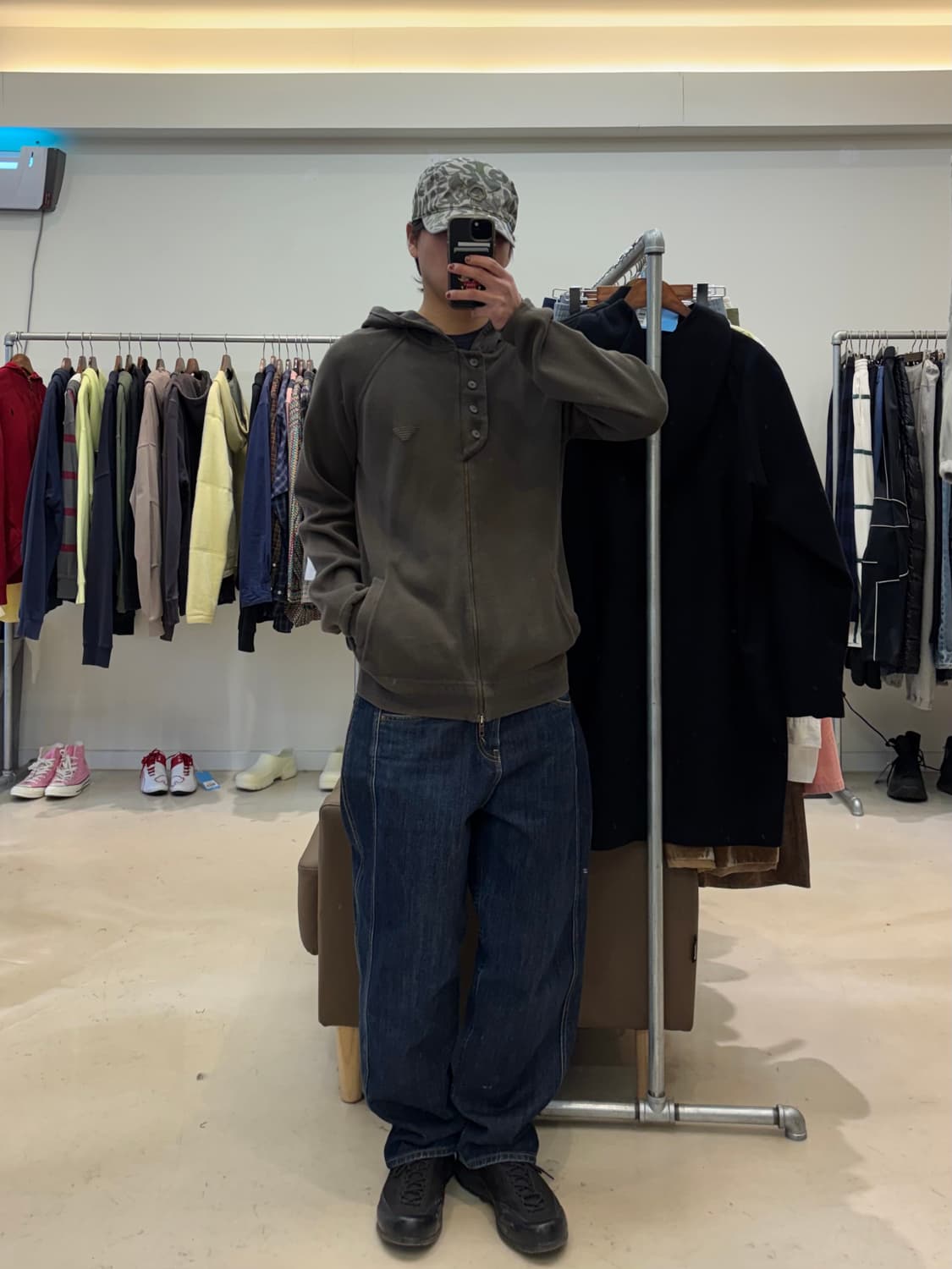 엠포리오 아르마니 헨리넥 니트 후드집업 상품이미지8