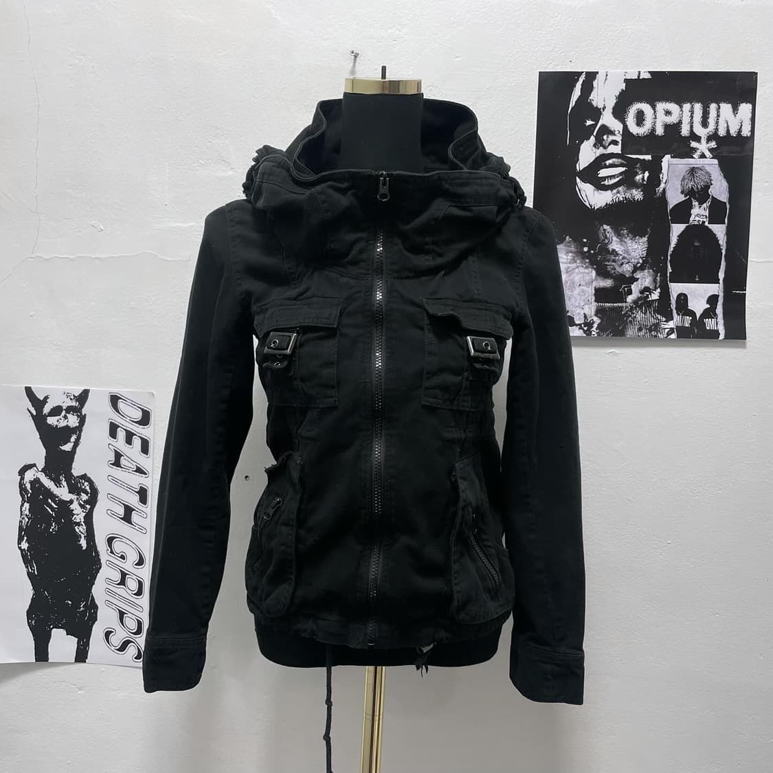 Black strap pocket jacket 상품이미지4