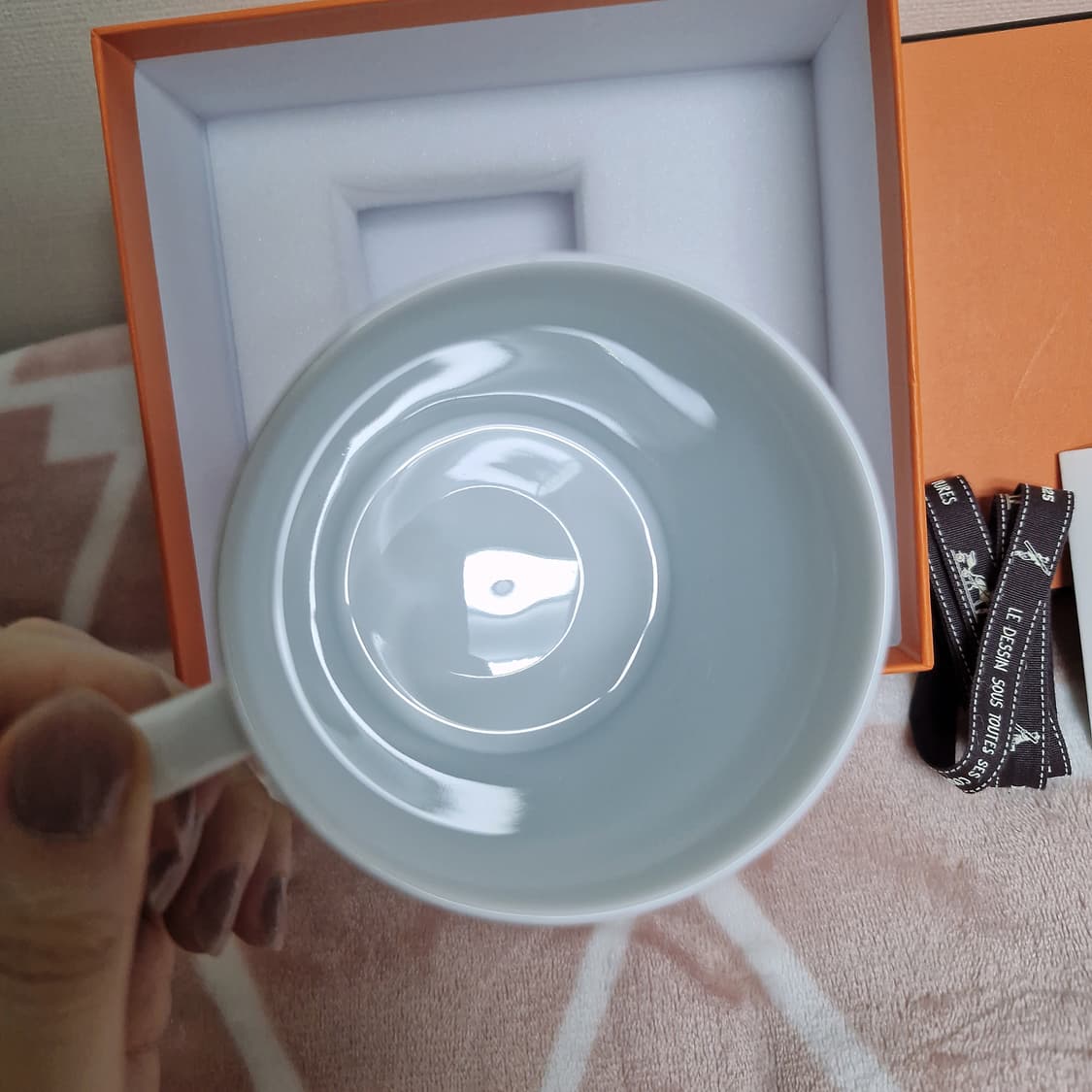 에르메스 Hermes 모자이크 24 골드 머그 컵 새상품 커피컵 머그컵 상품이미지5