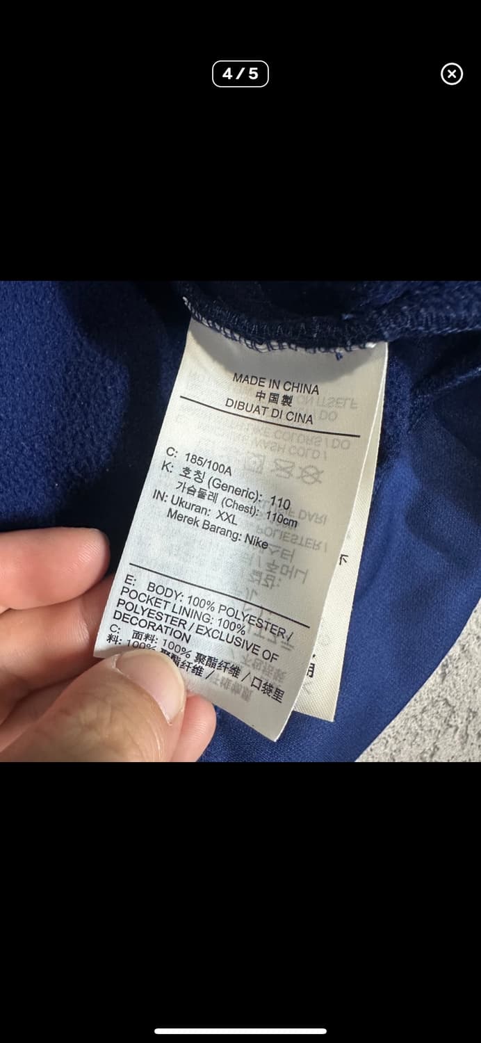 (바배) 나이키 기모 후드 집업 상품이미지4