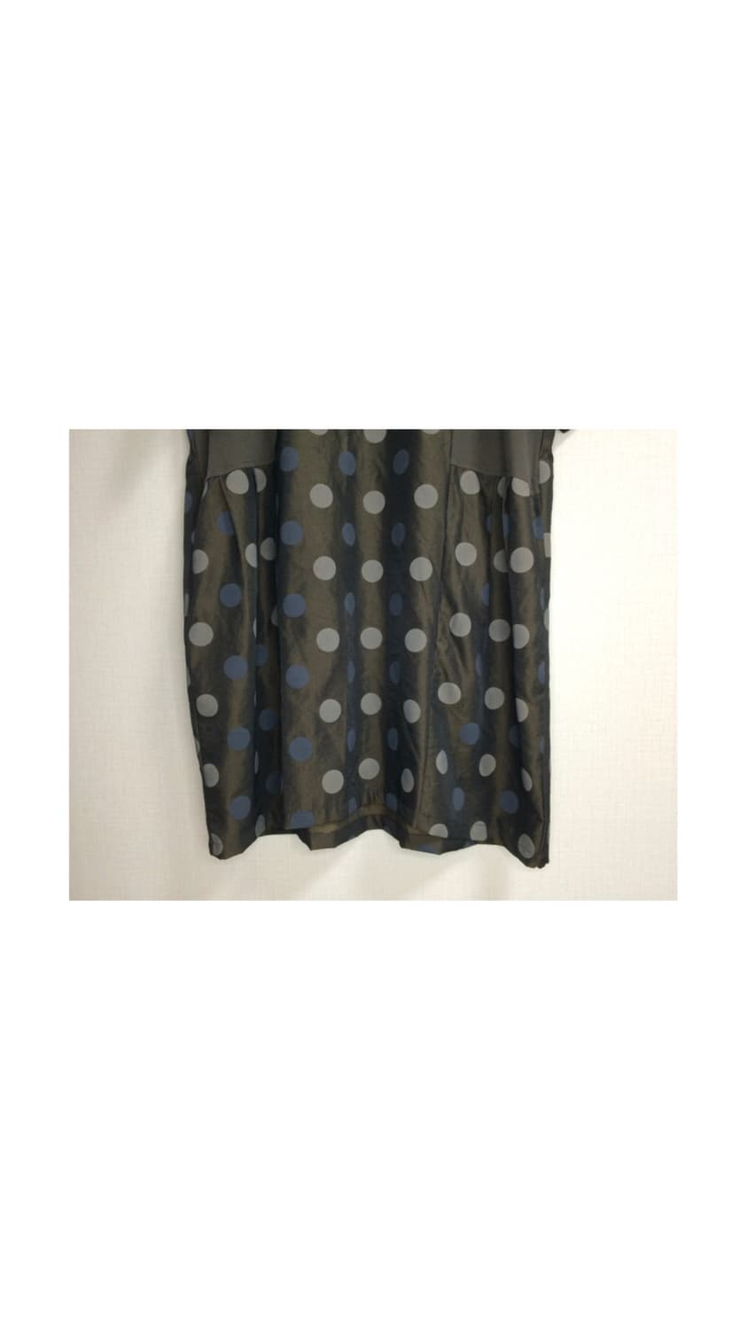 빈티지 하이넥 도트 땡땡이 반팔 원피스 상품이미지3