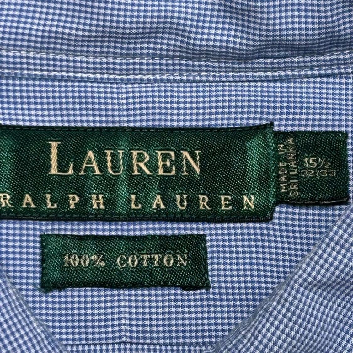 폴로랄플로렌 블루 드레스 셔츠 15½ 32/33 상품이미지5
