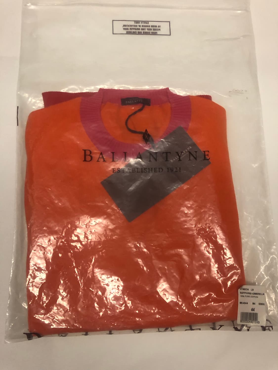 BALLANTYNE(발란타인) 프린팅 라운드넥 니트 상품이미지2