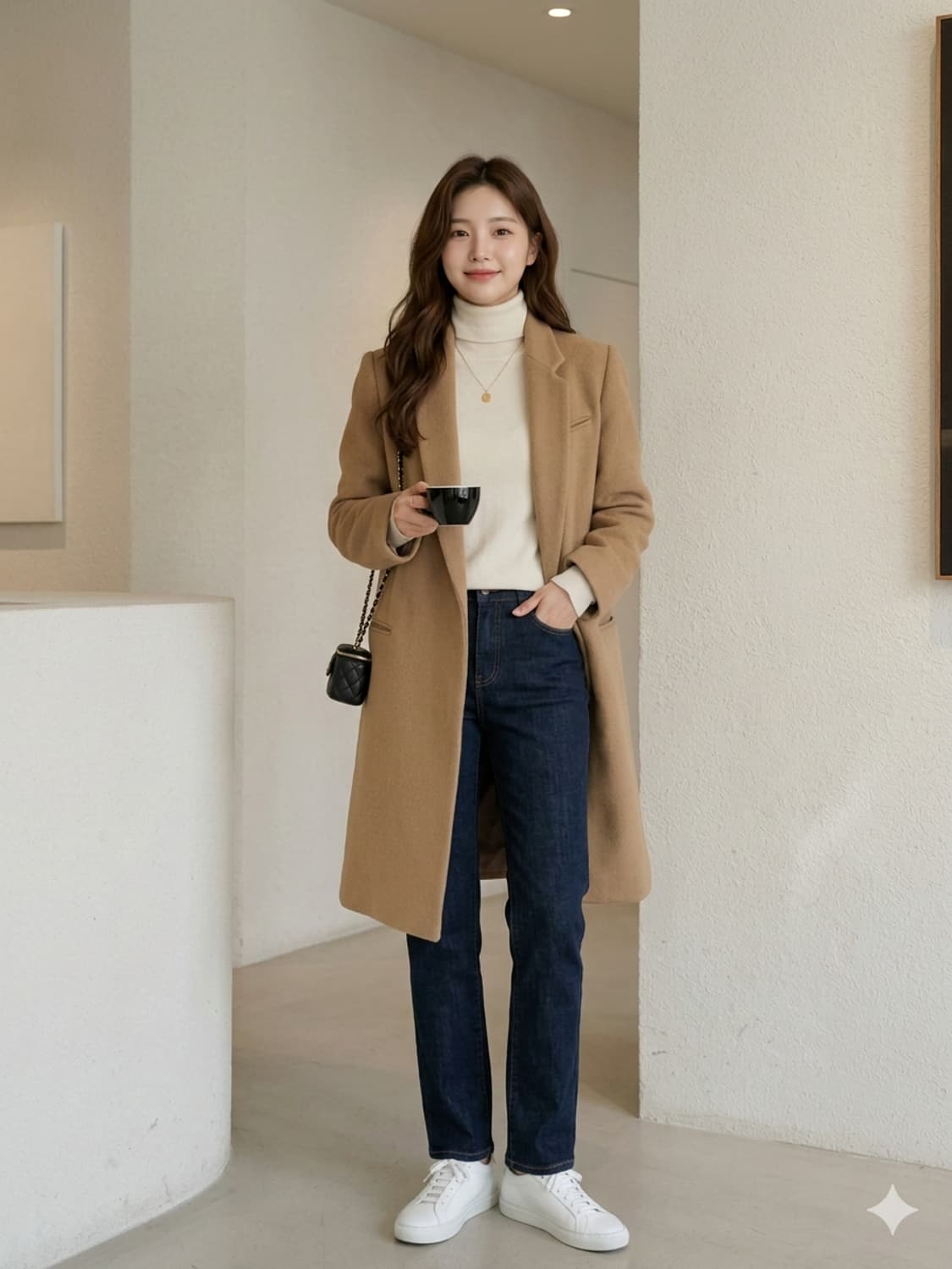 BLOSSOMHCOMPANY 블라썸에이치컴퍼니 울 싱글 롱코트 상품이미지1