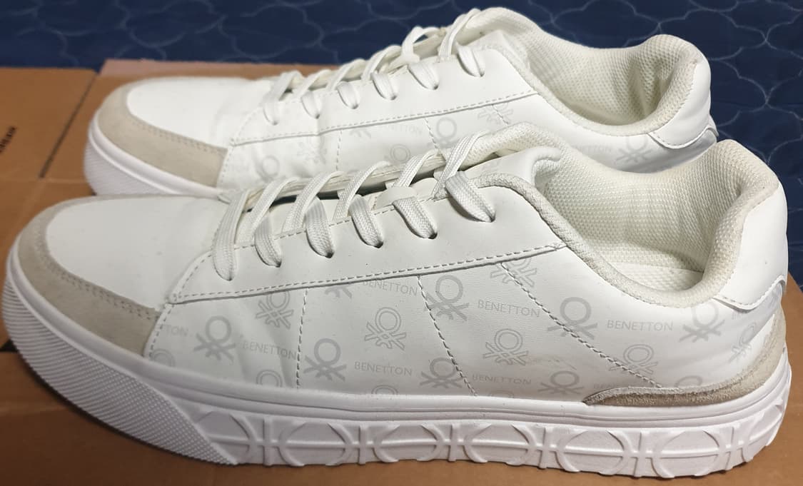 베네통 초경량 라이프 스니커즈 화이트 (270) 상품이미지1