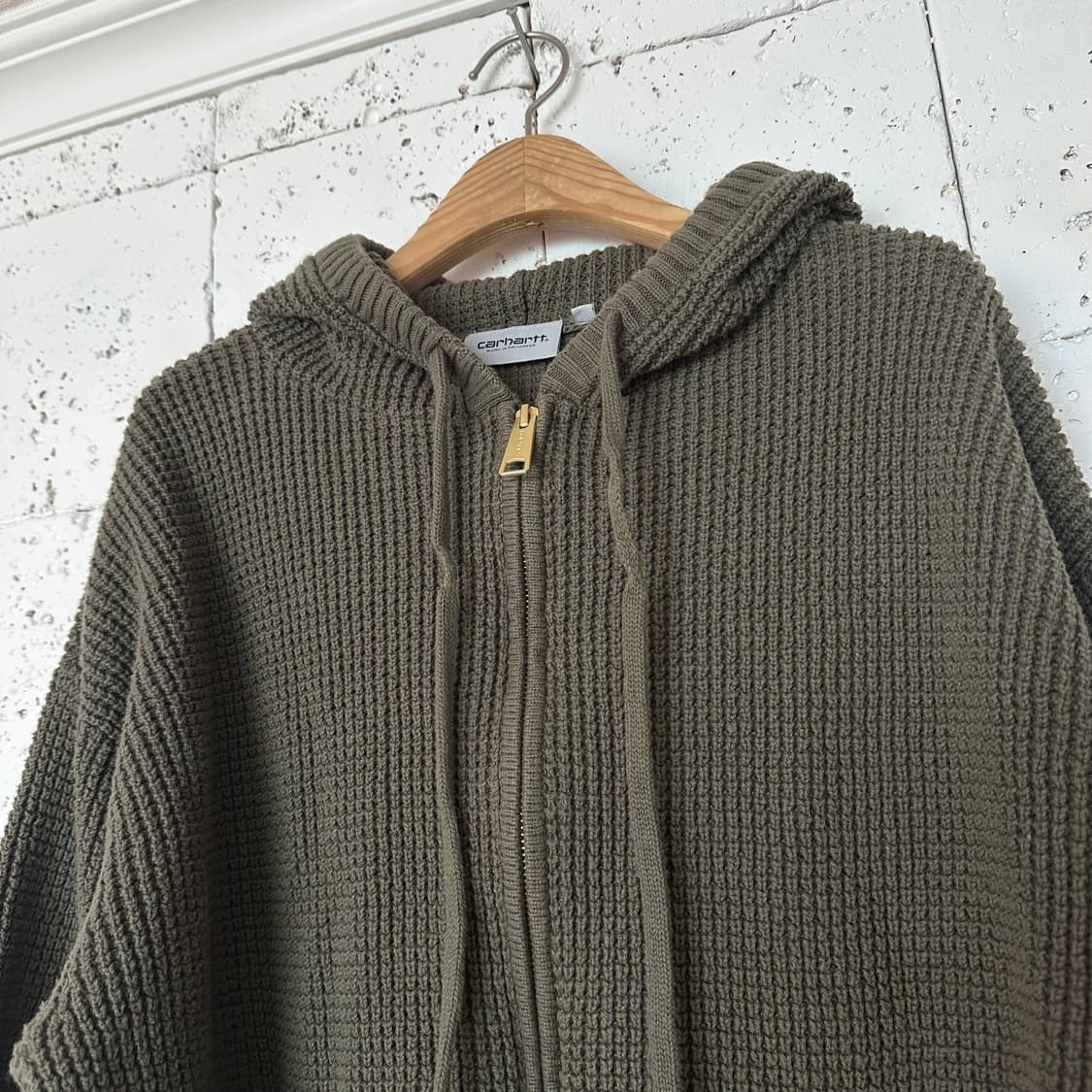 M 칼하트 wip 니트 후드 집업 상품이미지2