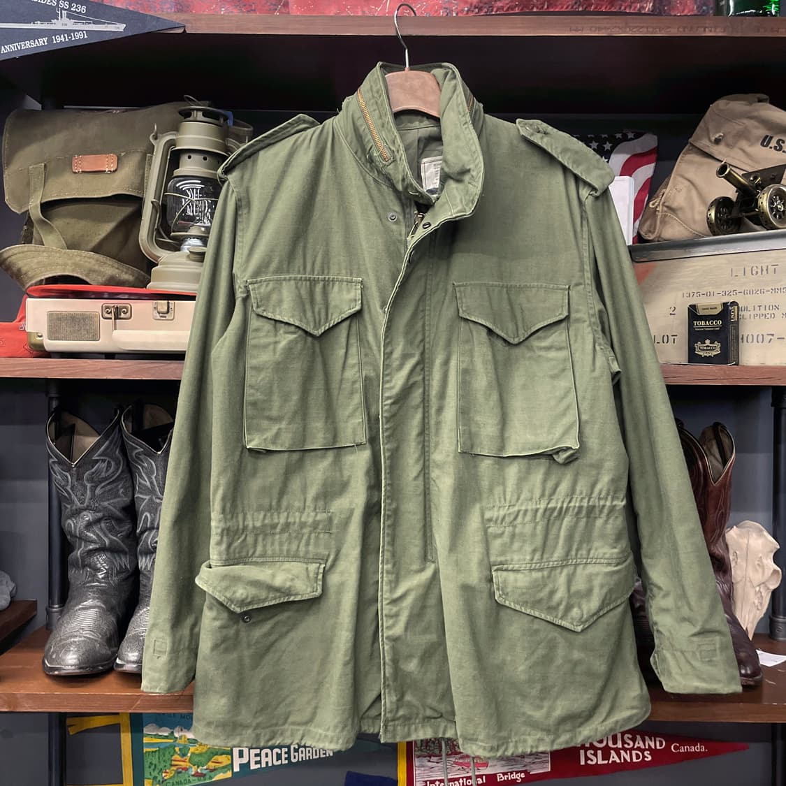 70s 알파인더스트리 M-65 필드자켓 오리지널 밀리터리 야상 N355 상품이미지1