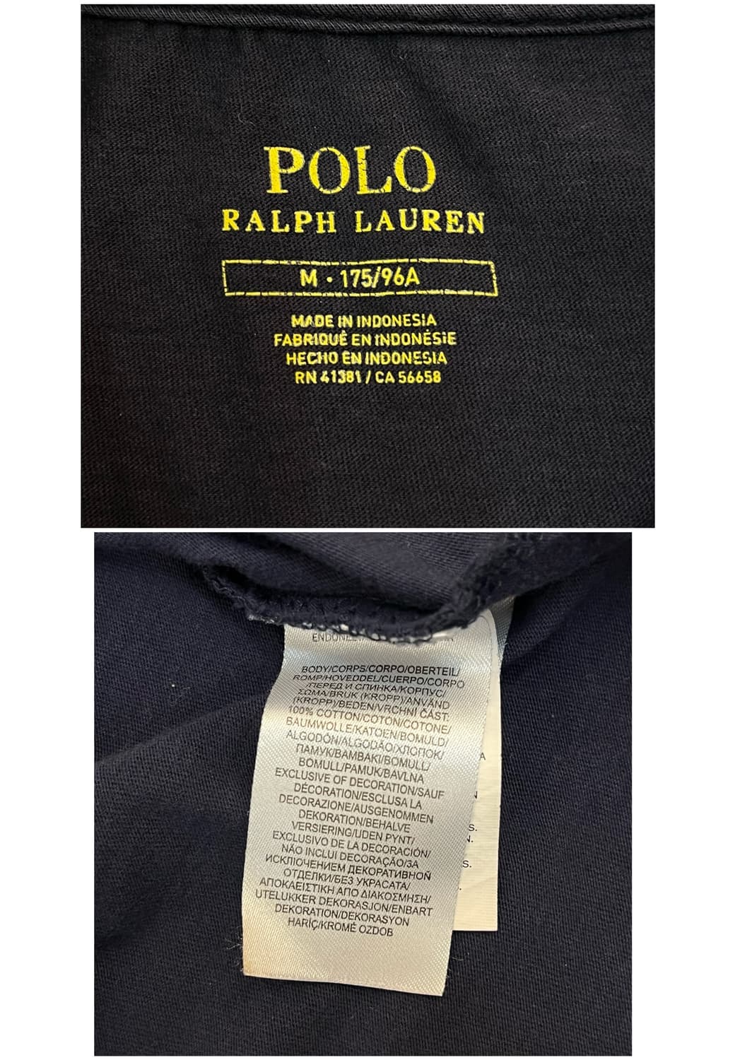 폴로 랄프로렌 반팔티 네이비 M #csz3577 상품이미지3