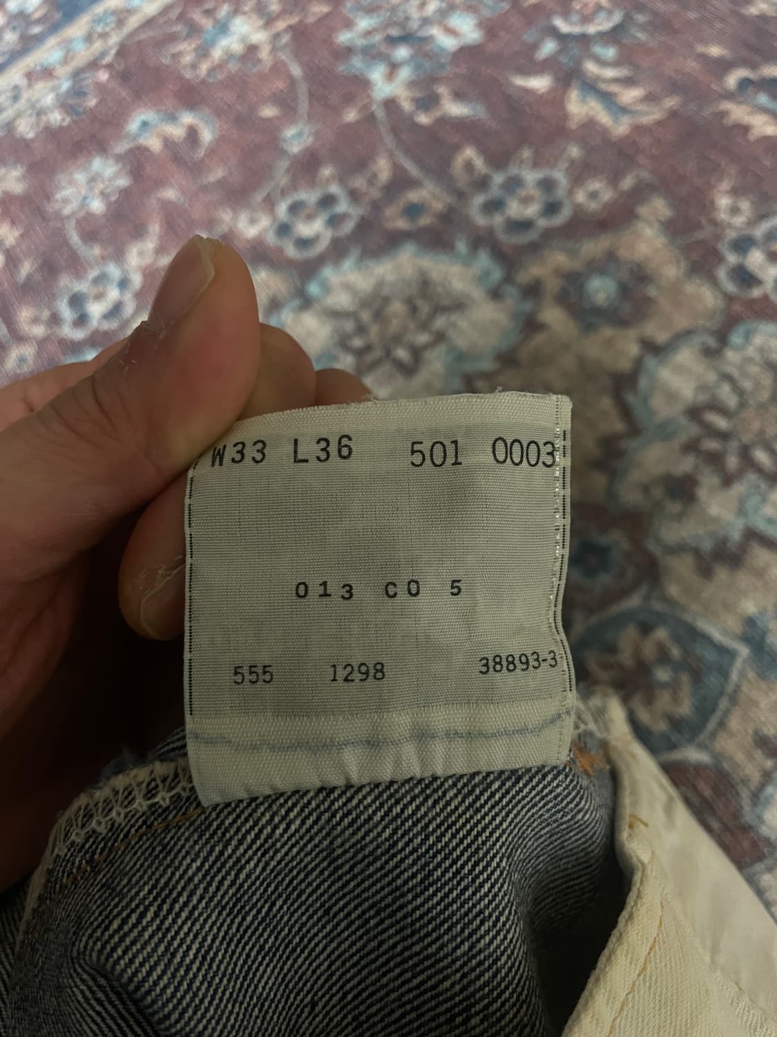 리바이스 501xx USA 발렌시아가 메이드 셀비지 상품이미지8