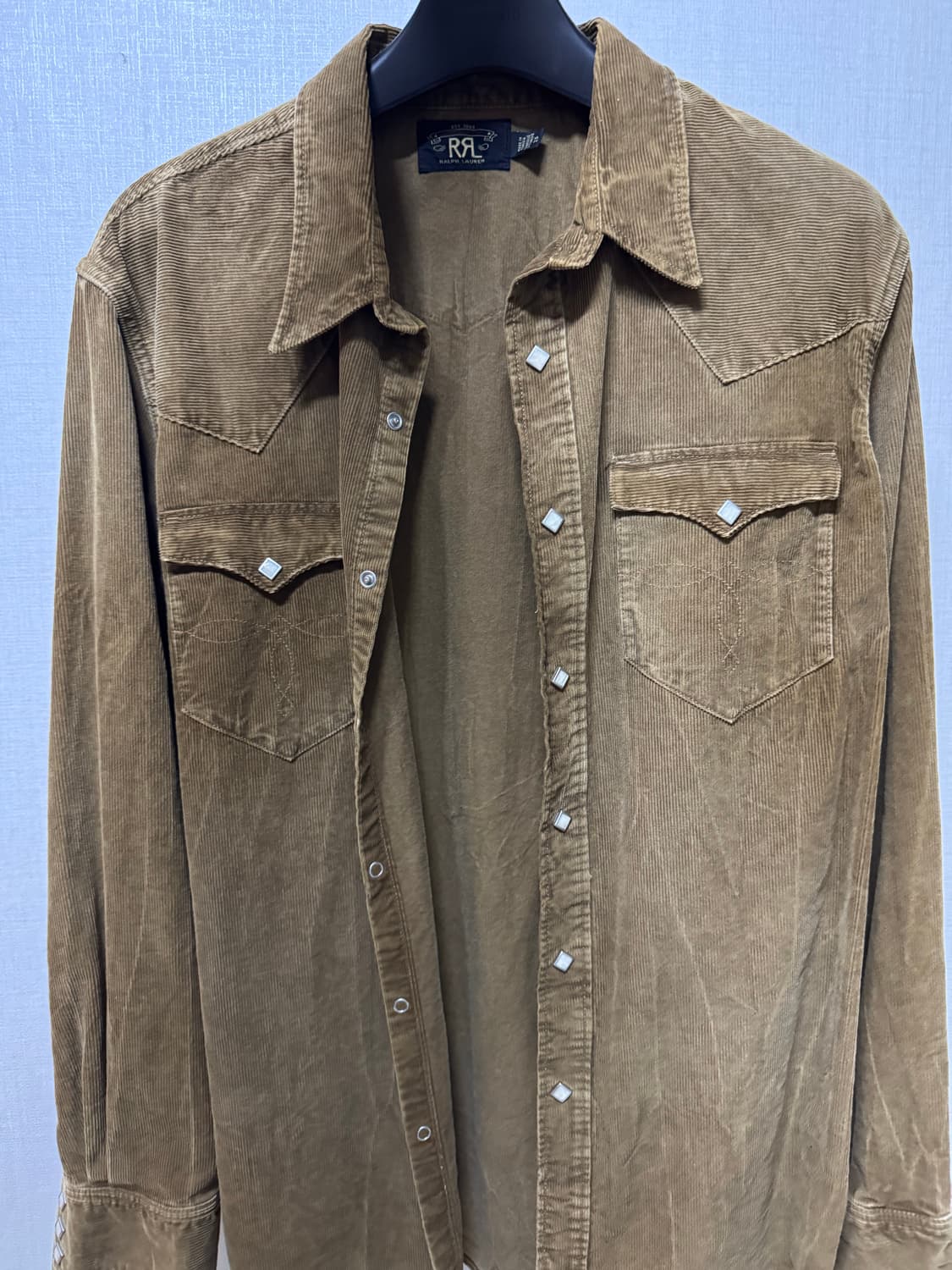 (무배) 더블알엘 코듀로이 웨스턴 셔츠 상품이미지1