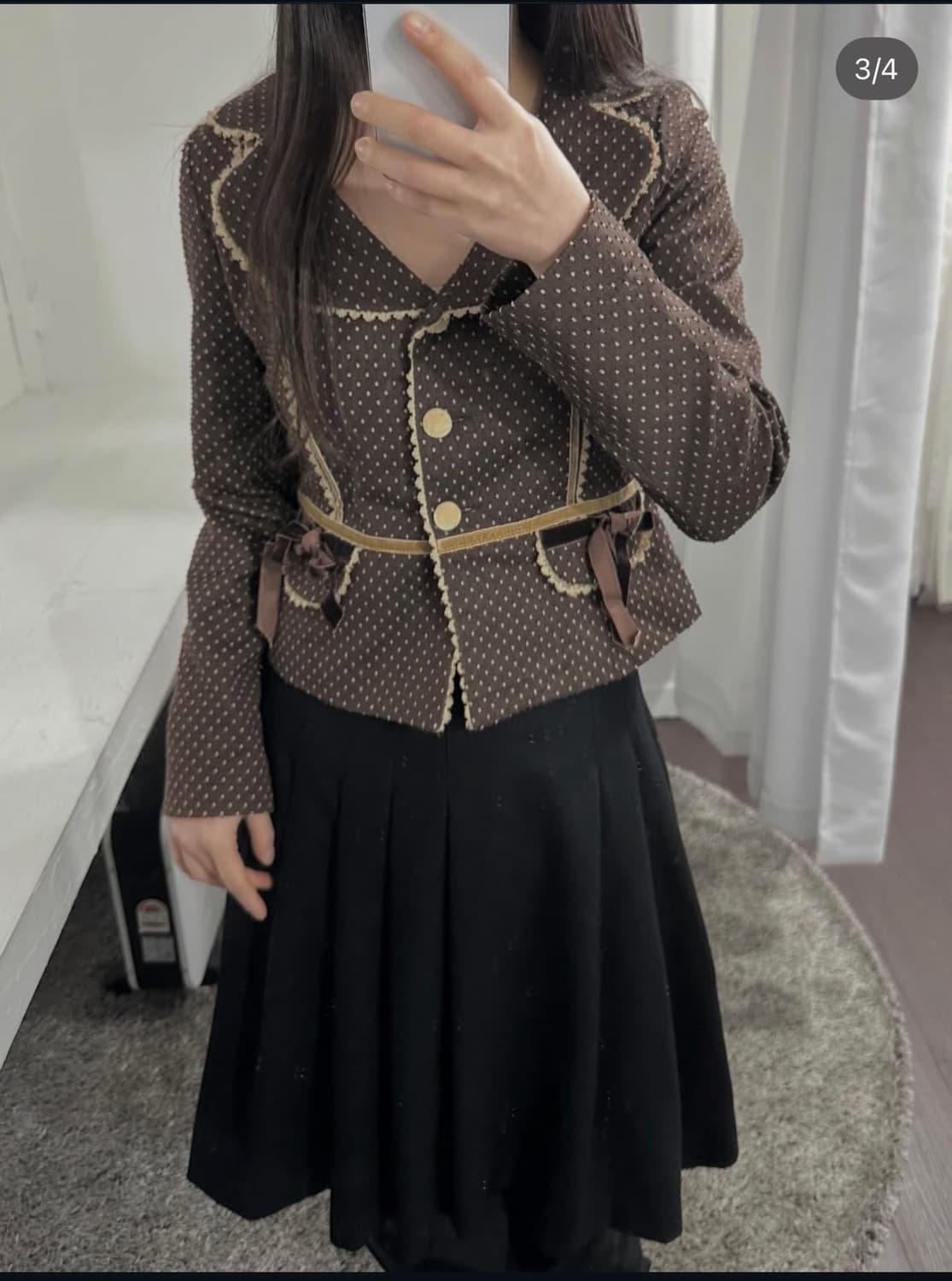 lovely dot jacket 상품이미지3