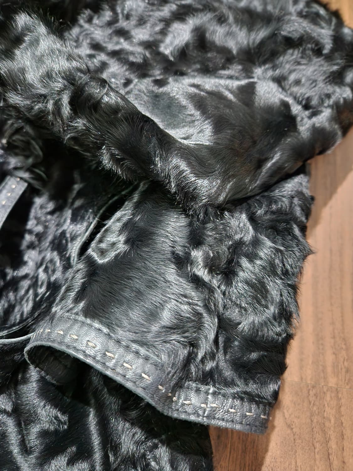 미샤 양털 양가죽 코트M 상품이미지9