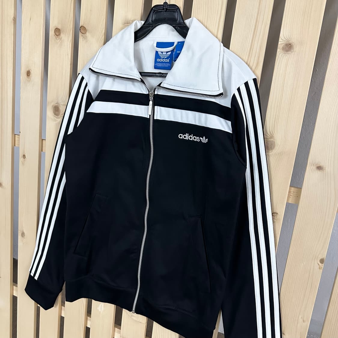 (M) 아디다스 블랙 화이트 베켄바우어 져지 트랙탑 상품이미지2