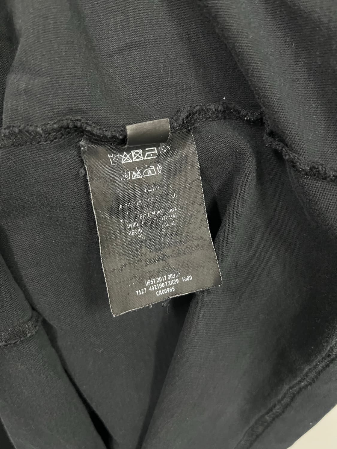 BALENCIAGA 블랙 티셔츠 상품이미지3