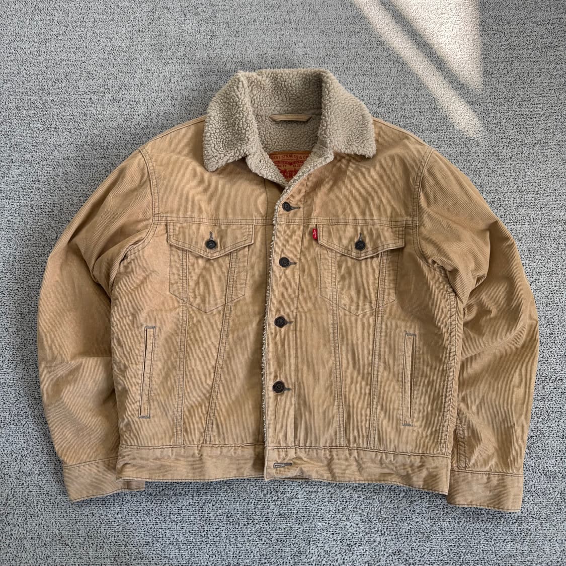 리바이스 코듀로이 쉐르파 트러커 자켓 상품이미지1