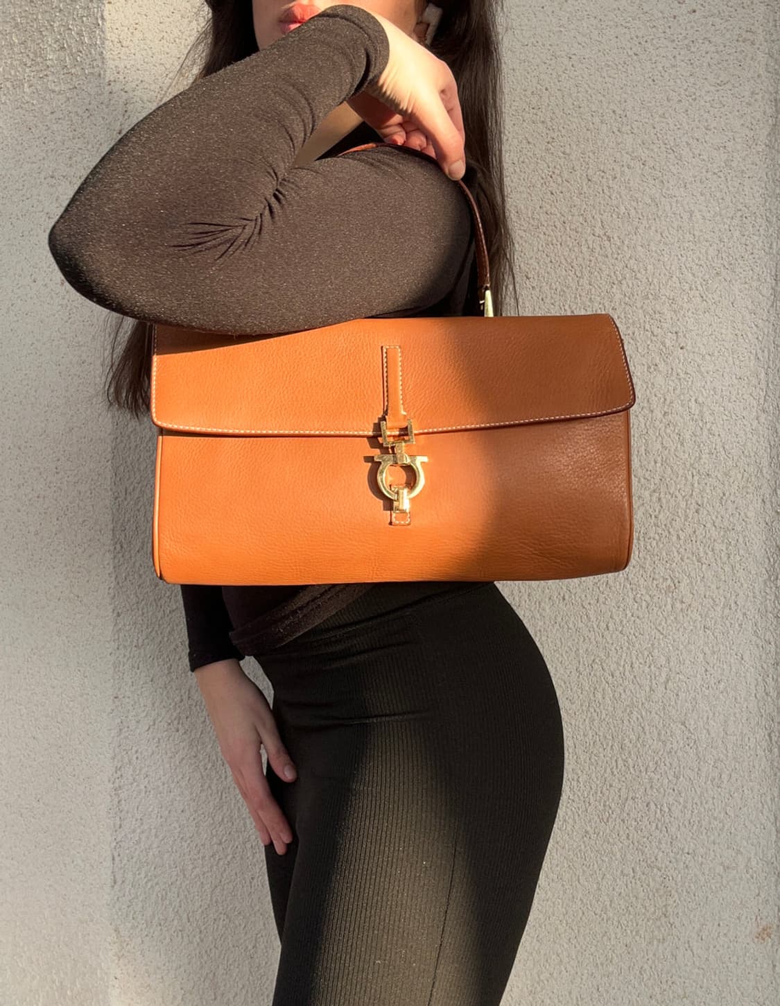 페라가모 00's 탑핸들 빈티지백 상품이미지2