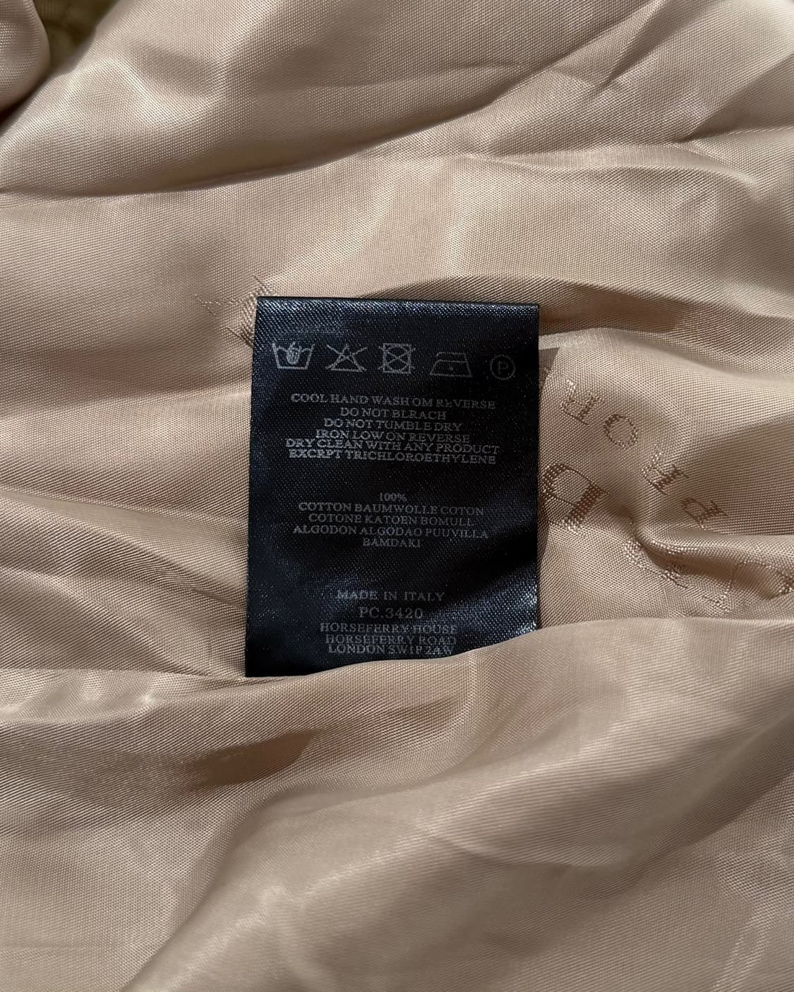 버버리 베이지 싱글 빅 버튼 코트 상품이미지9