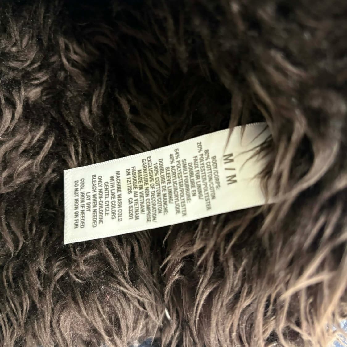 에어로프스테일 y2k 울프죠 털 자켓 후드집업 희귀져지(M) 상품이미지5