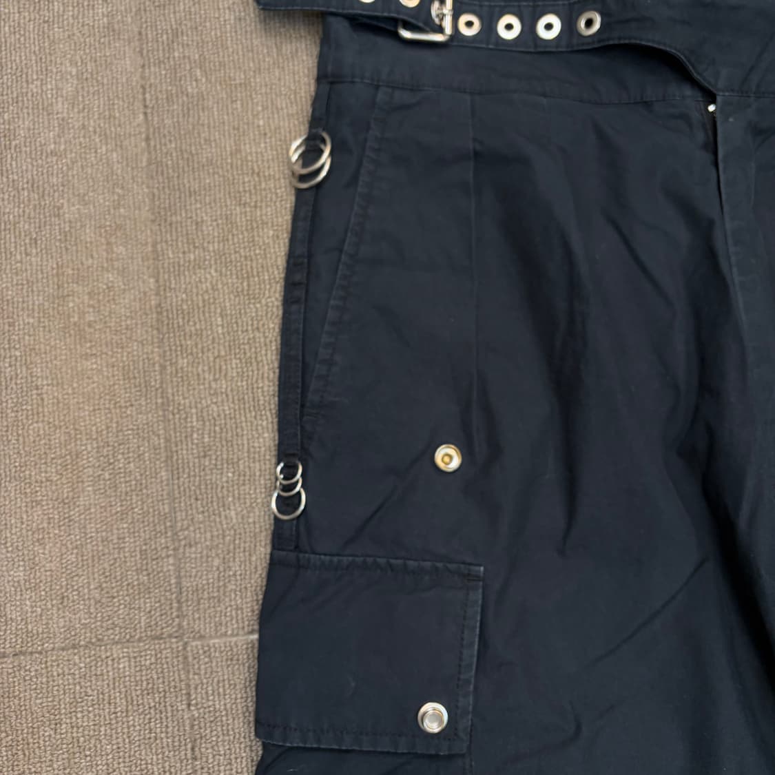 diesel 디젤 우먼스 와이드 구르카 링디테일 팬츠  상품이미지3