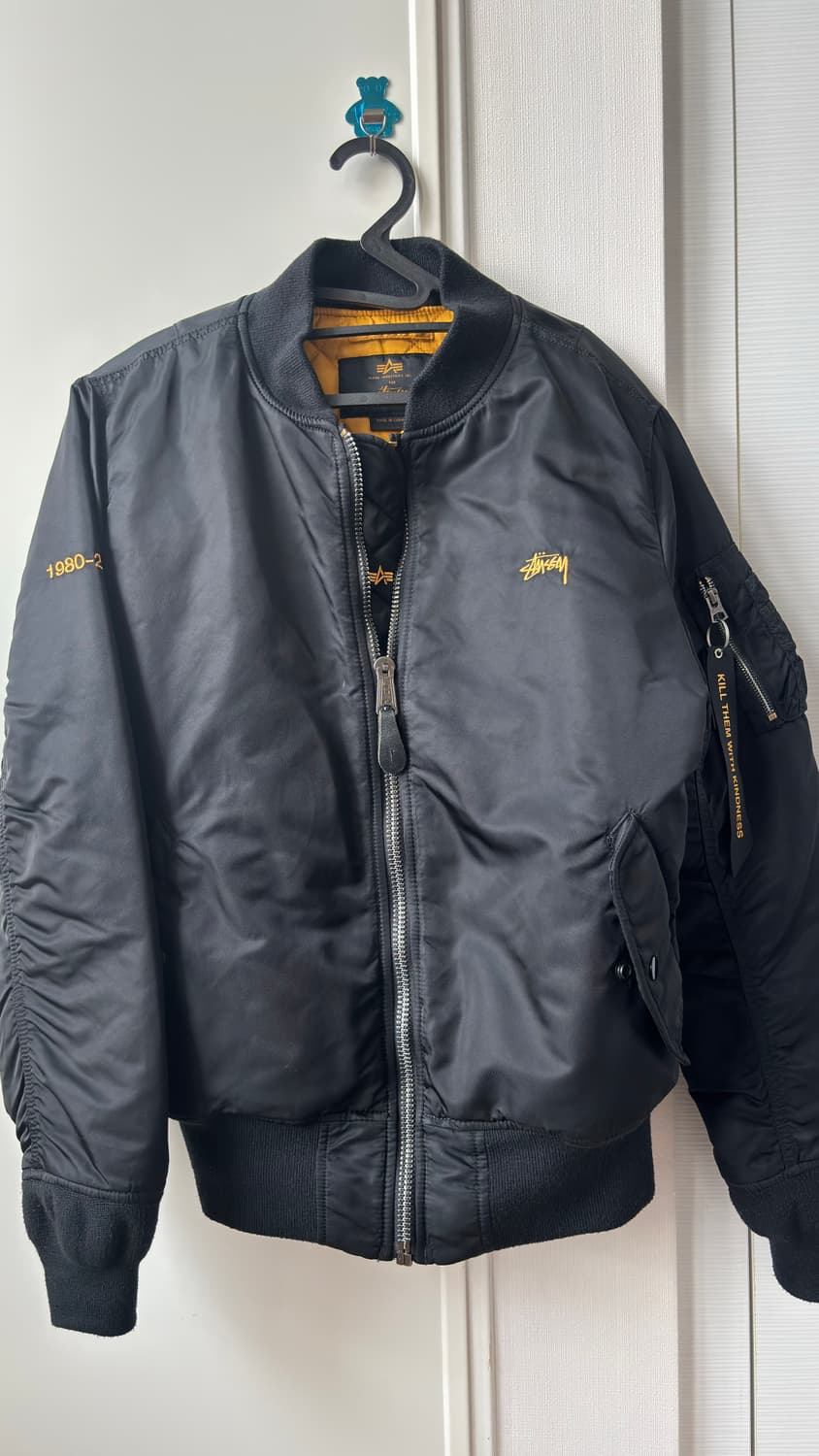 스투시 x 알파인더스트리 35주년 MA-1 자켓 상품이미지1