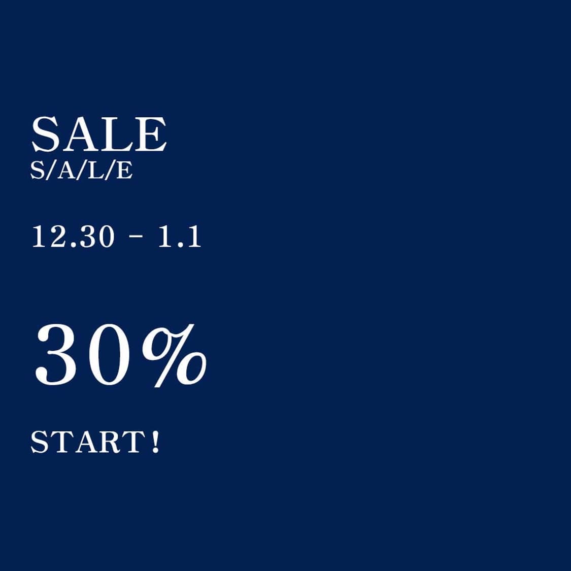 30% SALE 상품이미지1