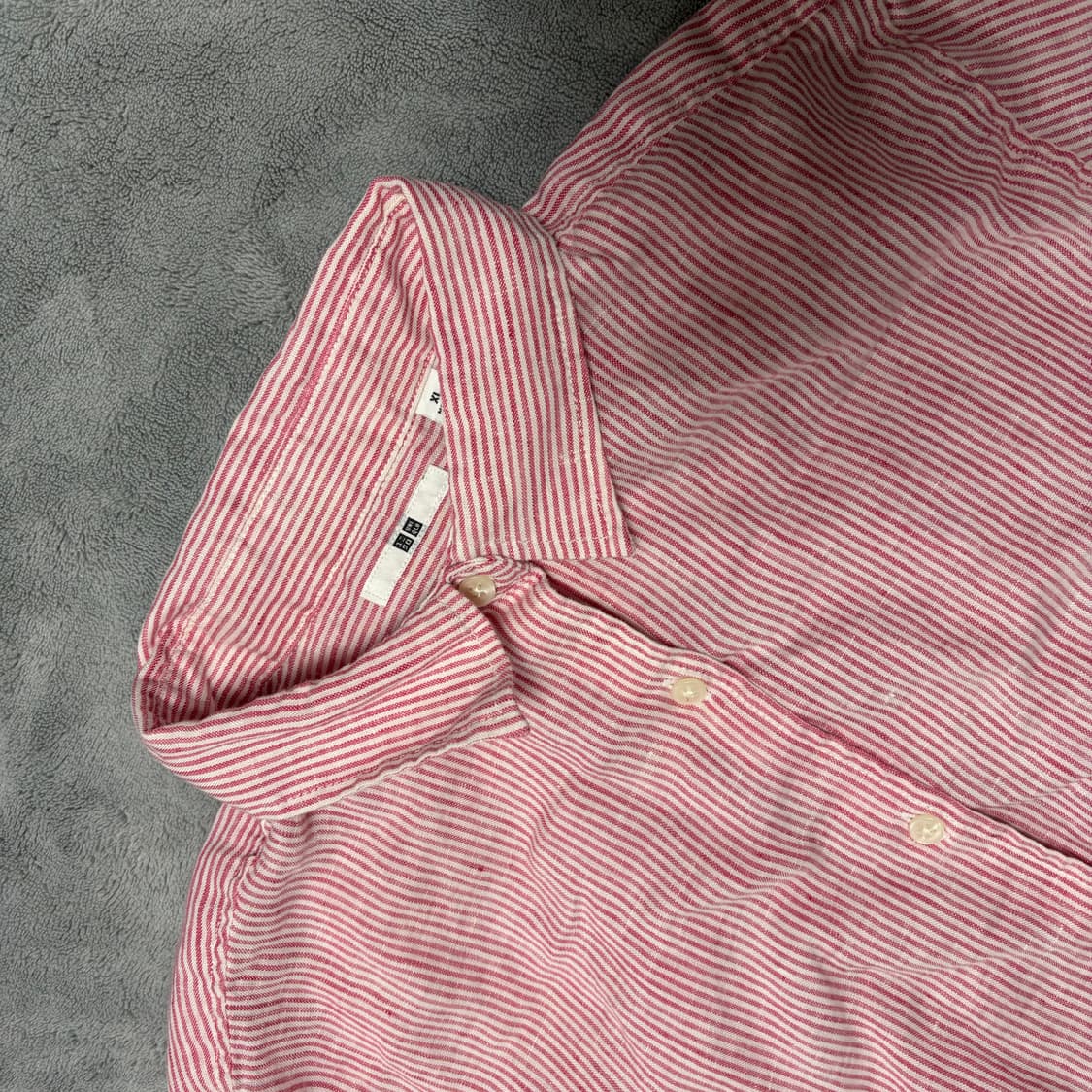 유니클로 여성 스트라이프 셔츠 상품이미지3