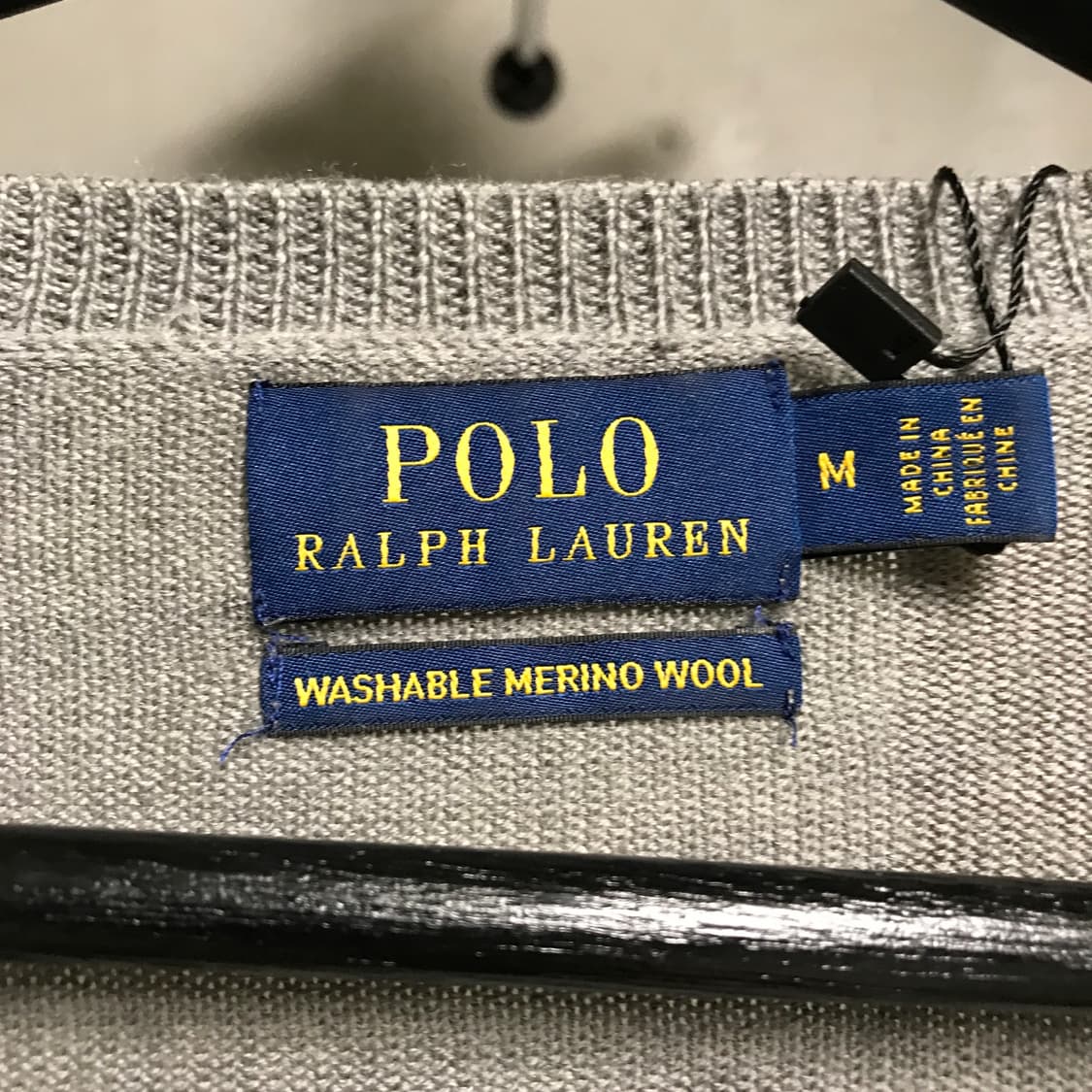폴로 랄프로렌 브이넥 니트 그레이 M(W) 상품이미지5