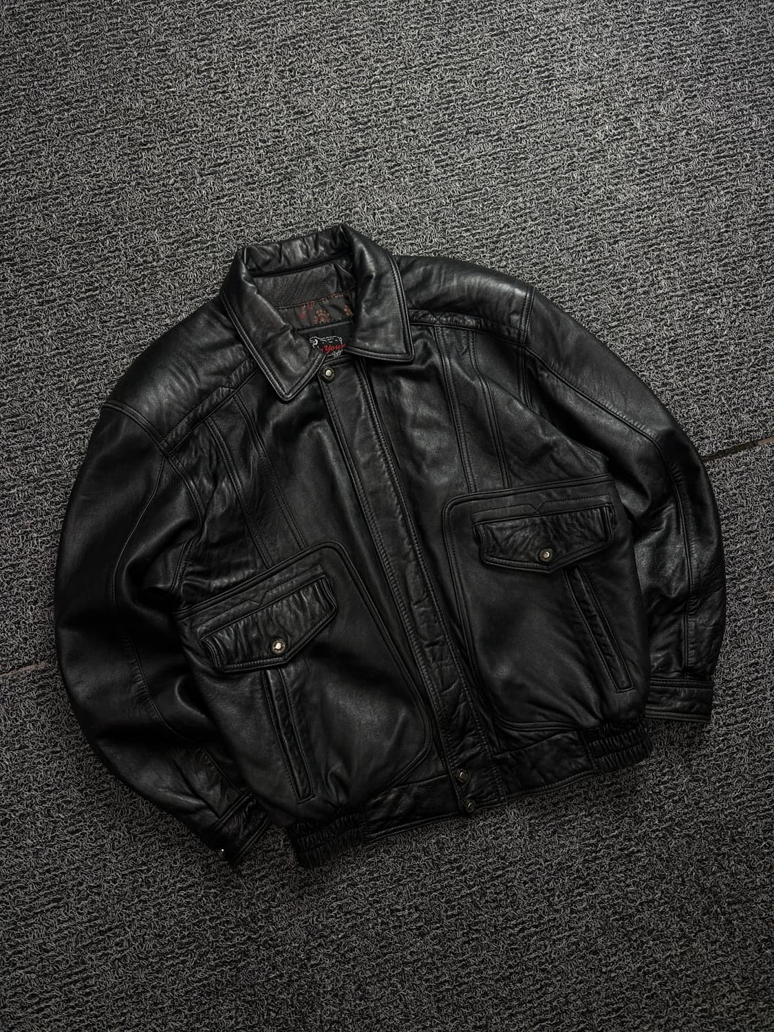 아카이브 빈티지 램스킨 블랙 A-2 레더 자켓 1953 상품이미지1