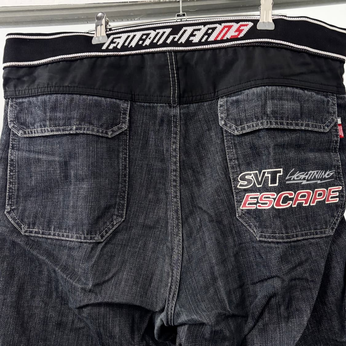 후부 포드 올드스쿨 레이싱 데님 팬츠 상품이미지6