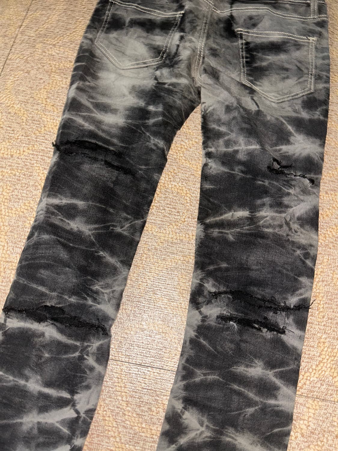 고스 메드펑크 데미지 타이다이 팬츠 상품이미지5